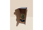 Emballage carton pour plantes et fleurs en pot avec calage intégré