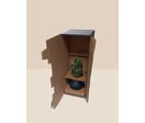Emballage carton pour plantes et fleurs en pot avec calage intégré