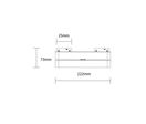 Projecteur Linéaire LED Orientable 12W pour Rail Magnétique M05 48V - Blanc Neutre 4000K -