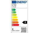 Applique Murale Led COB Double Faisceaux Corps Noir - Blanc Chaud 2300K - 3500K