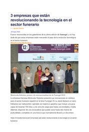 Catalogue Livres blancs : Prix reçu lors de Funergal