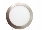 Pack de  5 - Downlight Dalle LED 18W Extra Plate Ronde ALU - Blanc Chaud 2300K - 3500K