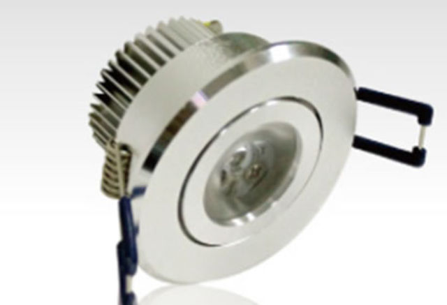 SPOT LED COMPLET 3W BLANC PUR
