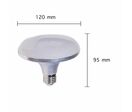 Ampoule E27 LED 18W 220V 120° Projecteur - Blanc Froid 6000K - 8000K