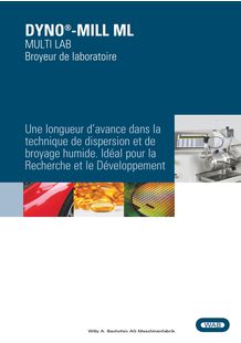 Broyeur de laboratoire DYNO-MILL MULTI LAB