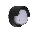 Applique Murale LED 15W Noire Ronde IP65 CCT avec Cache - 3000K/4200K/6400K