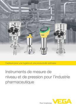 Instruments de mesure de niveau et de pression pour l'industrie pharmaceutique