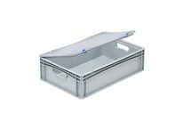 Bac 600x400x185 avec couvercle integre | BECI6417