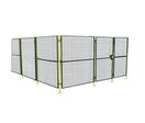 Cloison d'atelier grillagée - Panneau de protection machine - Anthracite - 1.2m x 1.8m - Montage facile - Garantie 3 ans