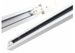 Rail Monophasé pour Spot LED - 1 m / Blanc