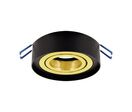 Spot Encastrable Orientable NOIR et OR pour Ampoule GU10