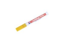 Marqueur peinture Edding Jaune, pointe de 4 mm compatible sur Plastique, Bois, Métal, Verre