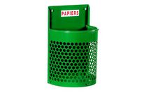 Corbeille Demi Lune Ronde &amp;quot;papiers&amp;quot;