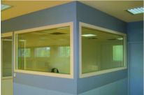 Châssis fixe vitré affleurant en aluminium | Cleandow