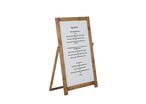 Chevalets de sol en bois tableau blanc - H 90 cm