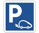 Panneau parking voiture électrique C1a 500mm classe 1