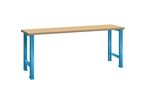 Lista - Établi Fixe Bleu Clair 2000x750x890mm - Charge 360kg - Plateau Hêtre Multiplis - Robuste et Durable