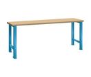 Lista - Établi Fixe Bleu Clair 2000x750x890mm - Charge 360kg - Plateau Hêtre Multiplis - Robuste et Durable