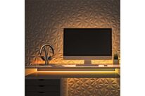 Ruban LED COB 5M 24V IP67 320LED/m Ambre