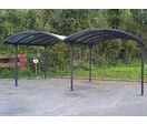 Carport double en aluminium: ID2382