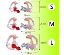 Bouchons d'oreilles FILTRES demi mesure (3  tailles) |  Alvis Mk 3