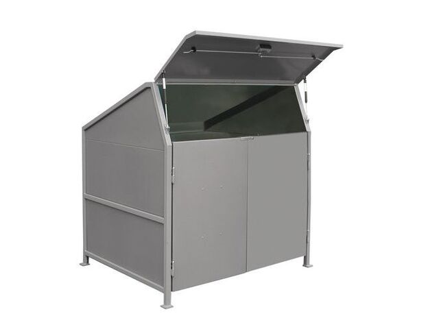 Abri Pour Conteneur Gris Type:secomat Poids:210 Kg