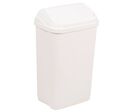 Manutan Expert - Poubelle Sanitaire Probbax - 50L Blanc - Couvercle Basculant - 100% Recyclé