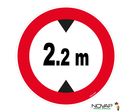 Panneau Hauteur limitée à 2,2m - Rigide Ø450mm - 4081274