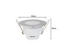 Spot LED Etanche 5W Rond Encastrable IP65 - Blanc Froid 6000K - 8000K / Aluminium