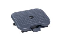 Manutan Expert - Repose-pieds bureau ergonomique massant - Hauteur réglable 9.5-17 cm - Anthracite - Confort télétravail
