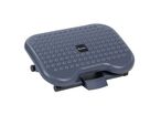 Manutan Expert - Repose-pieds bureau ergonomique massant - Hauteur réglable 9.5-17 cm - Anthracite - Confort télétravail