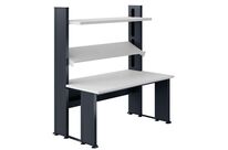 Sofame - Établi fixe Labolog L1200 Anthracite - Stratifié 30mm - Charge 200kg - 780mm Hauteur - Éco-responsable