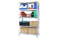 Étagère Erinye - Rayonnage Charge Légère Métal Zingué 180x100x40cm - 5 Tablettes Acier - 650kg Max