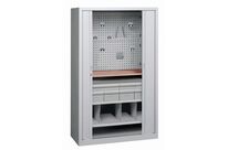 Armoire A Rideaux Equipee L X Px H :1200 X 530 X 1980