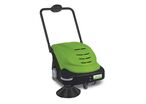 Balayeuse-aspiratrice manuelle à batterie - surface de nettoyage maximale 2.180 m²/h - largeur de travail avec brosses latérales 625 mm Cleancraft KM 625