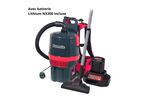Aspirateur dorsal RSB150NX | Cristal Hygiène