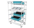 Stockage, kitting et picking | Étagère roulante industrielle N° 2A-3