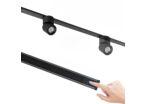 Rail Magnétique Extra Plat Noir MM30 1M