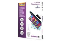 Protection et plastification de documents | Pochettes à plastifier Fellowes A4 80 µm