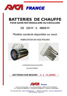 BATTERIES ELECTRIQUES