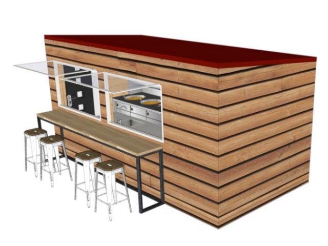 Stand, box ou chalet de foire 25 m2 – prêt à monter - Spécial Export | BATI-FABLAB