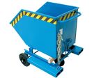 Bauer - Benne à basculement SKW 250 - 250L, 300kg, Bleu, Acier, 3 Roues, Garantie 3 ans