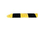 Rocol - Ralentisseur Routier Pacer Lot de 2 Modules Droits - Caoutchouc Noir/Jaune 7cm - Trafic Intense 44t