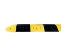 Rocol - Ralentisseur Routier Pacer Lot de 2 Modules Droits - Caoutchouc Noir/Jaune 7cm - Trafic Intense 44t