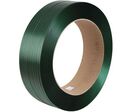 BBA Emballages - Feuillard Polyester Vert 16mm x 1600m - Résistance 480kg - Mandrin 406mm