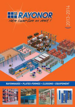 Catalogue stockage plateforme et rayonnages