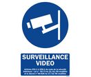 Panneau surveillance vidéo + picto