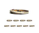 Pack de  10 - Bandeau LED 12V 5M 5050 60LED/m - Blanc Froid 6000K - 8000K / IP20