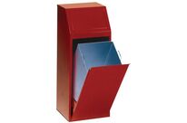 Poubelle D&amp;#039;atelier En Métal 68 L Coloris Ro Uge