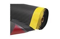 Notrax - Tapis Anti-Fatigue à Bulles Noir/Jaune 91x150cm - Usage Intensif - Ergonomique et Antidérapant
